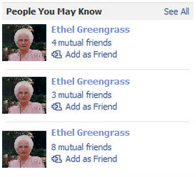 Grandma on Facebook